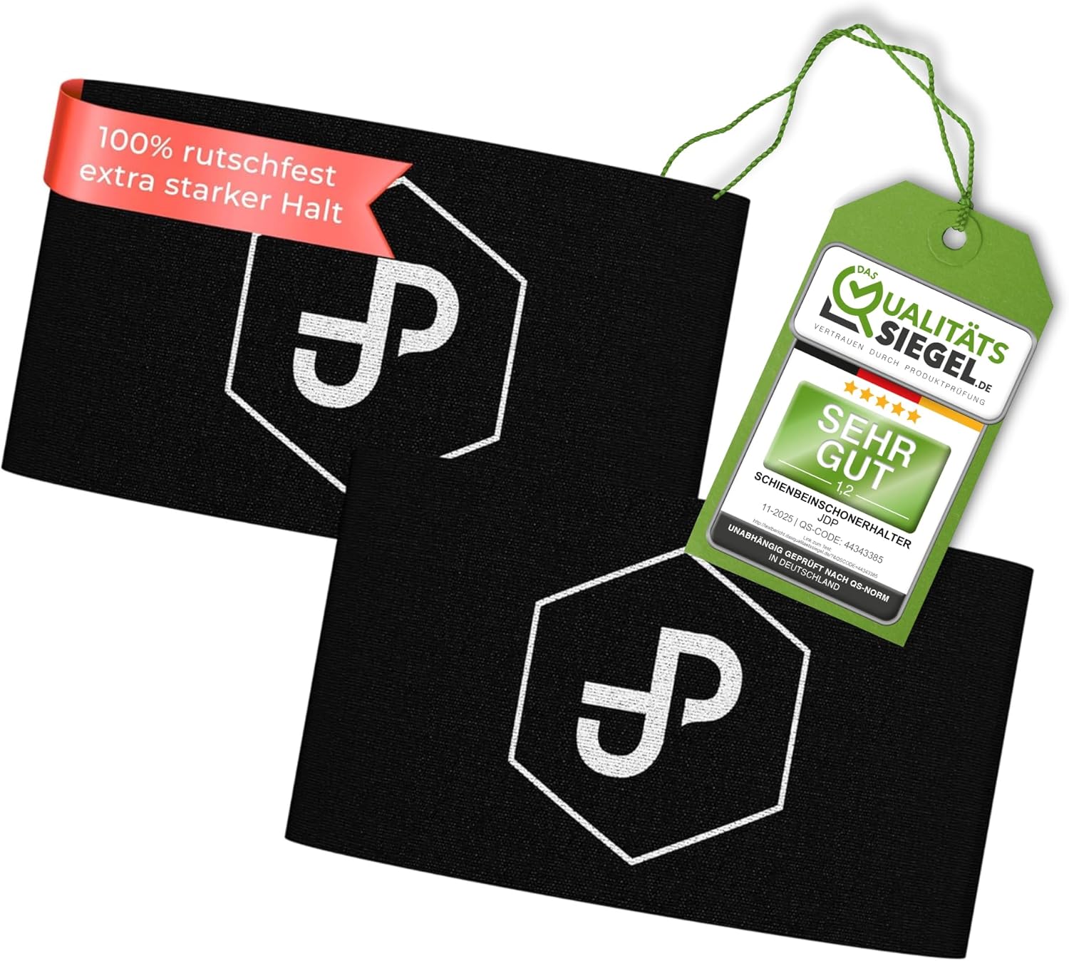 Schienbeinschonerhalter Grip Stars, 2 Stück Fußball Stutzenhalter