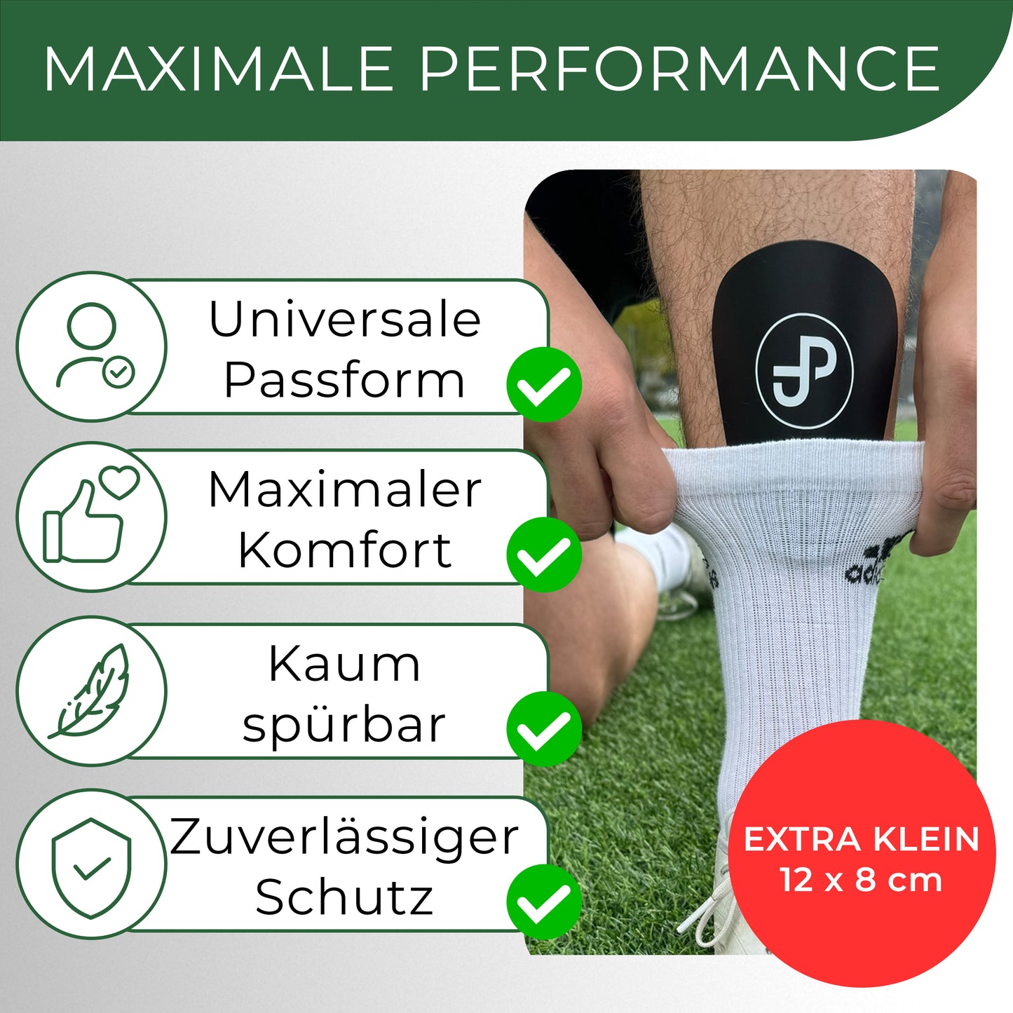Mini Schienbeinschoner, extra kleine Fußball Schienbeinschoner