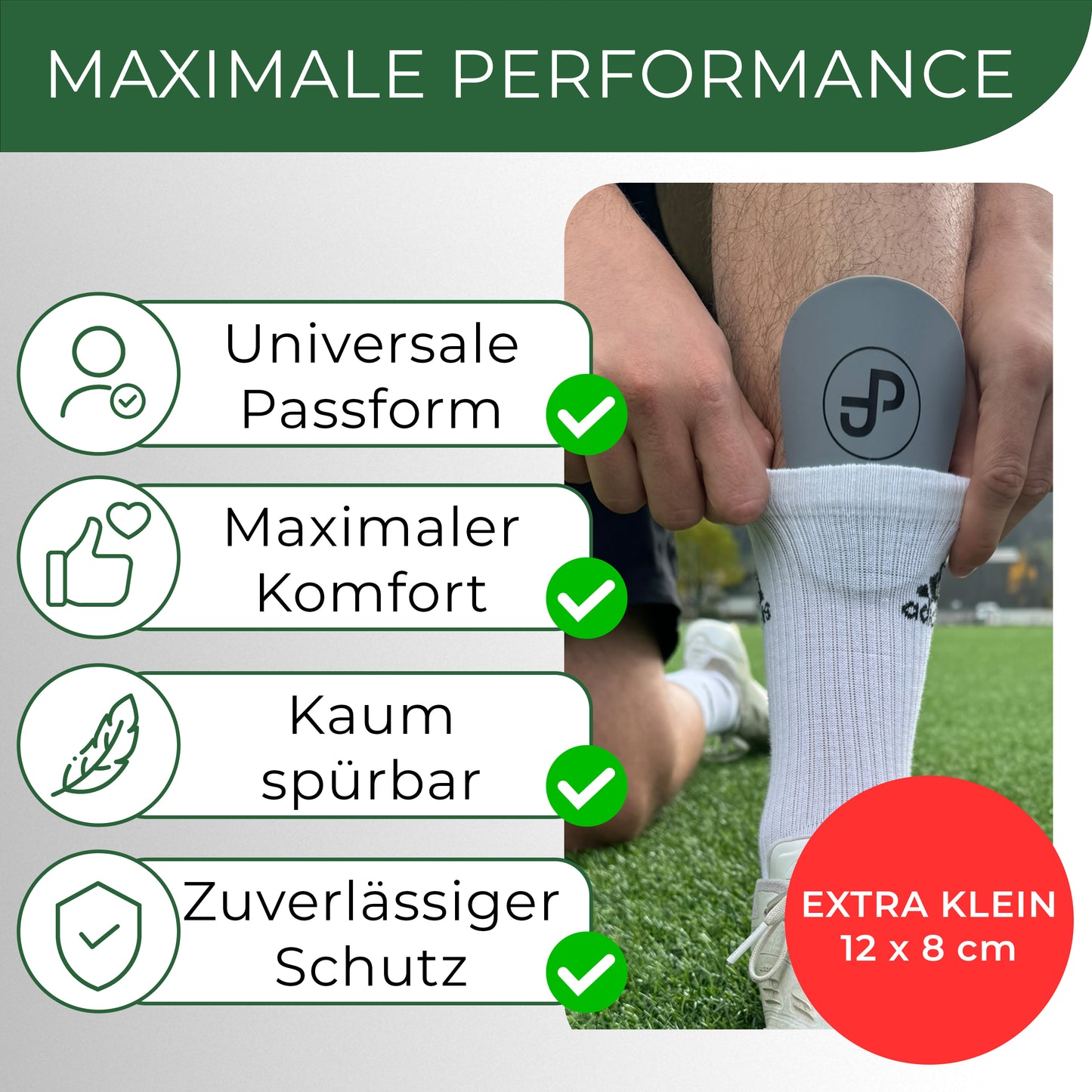 Mini Schienbeinschoner, extra kleine Fußball Schienbeinschoner