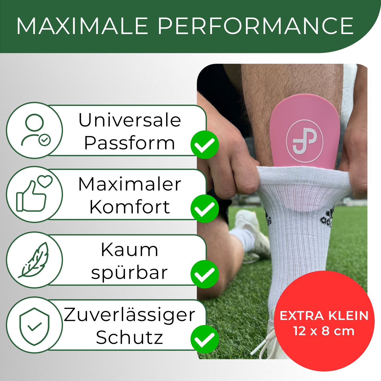 Mini Schienbeinschoner, extra kleine Fußball Schienbeinschoner