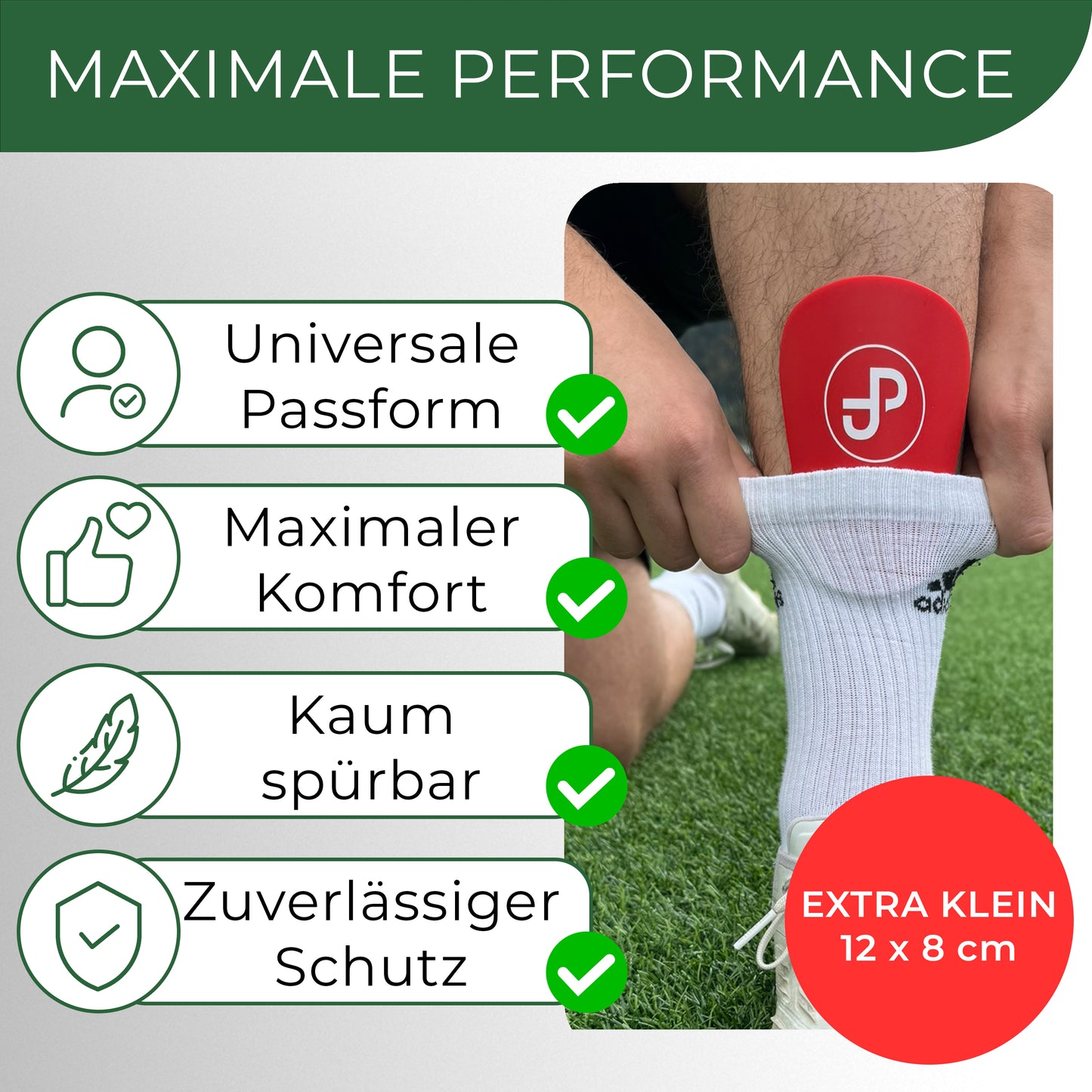 Mini Schienbeinschoner, extra kleine Fußball Schienbeinschoner