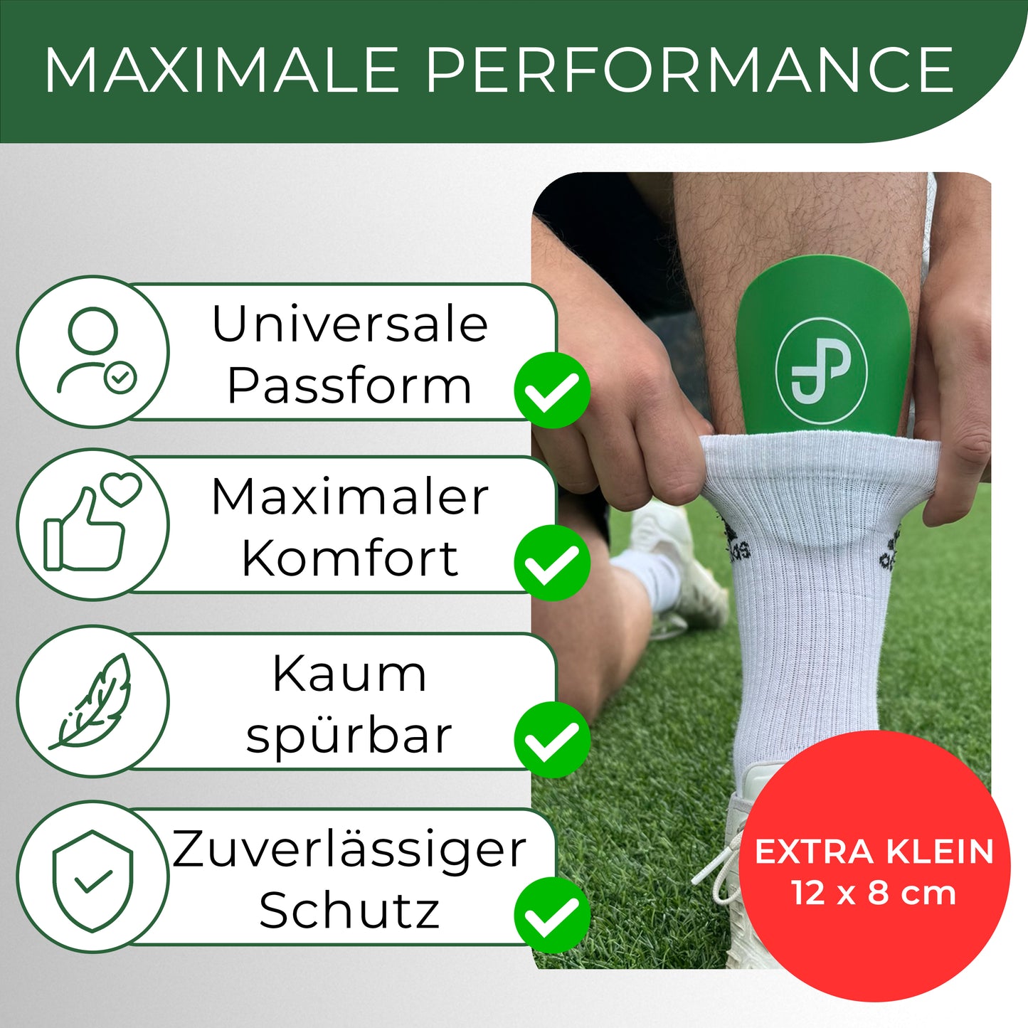 Mini Schienbeinschoner, extra kleine Fußball Schienbeinschoner