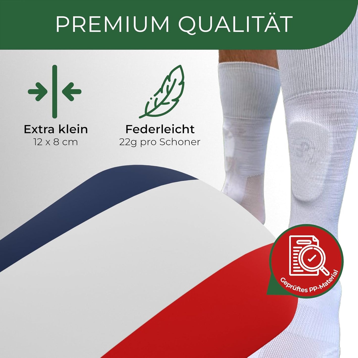 Mini Schienbeinschoner, extra kleine Fußball Schienbeinschoner - Länder Edition