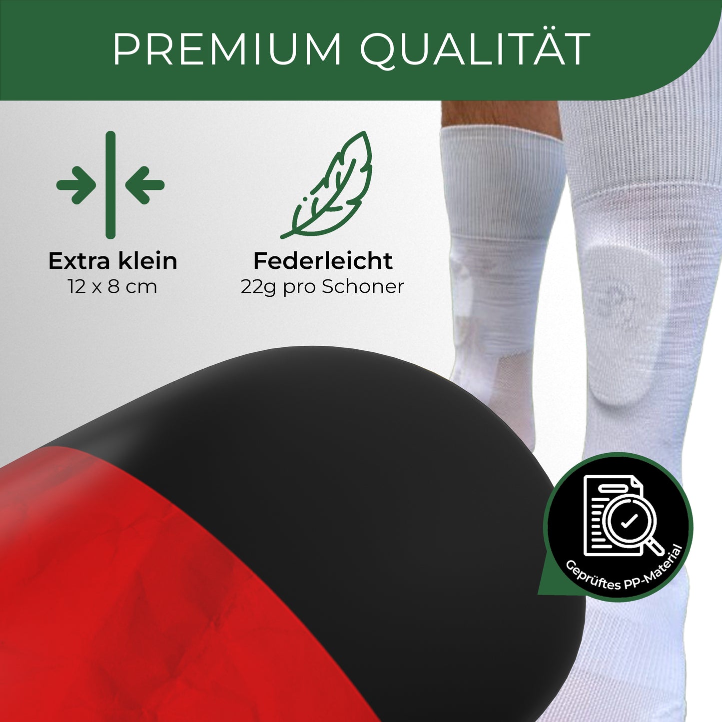 Mini Schienbeinschoner, extra kleine Fußball Schienbeinschoner - Länder Edition