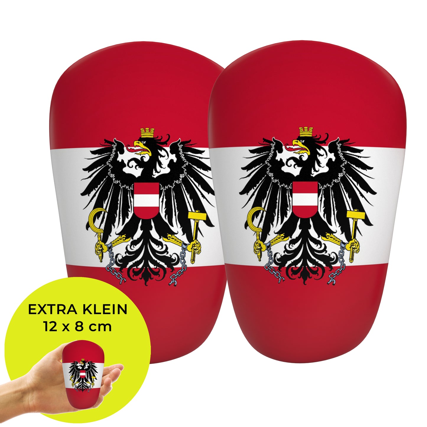Mini Schienbeinschoner, extra kleine Fußball Schienbeinschoner - Länder Edition