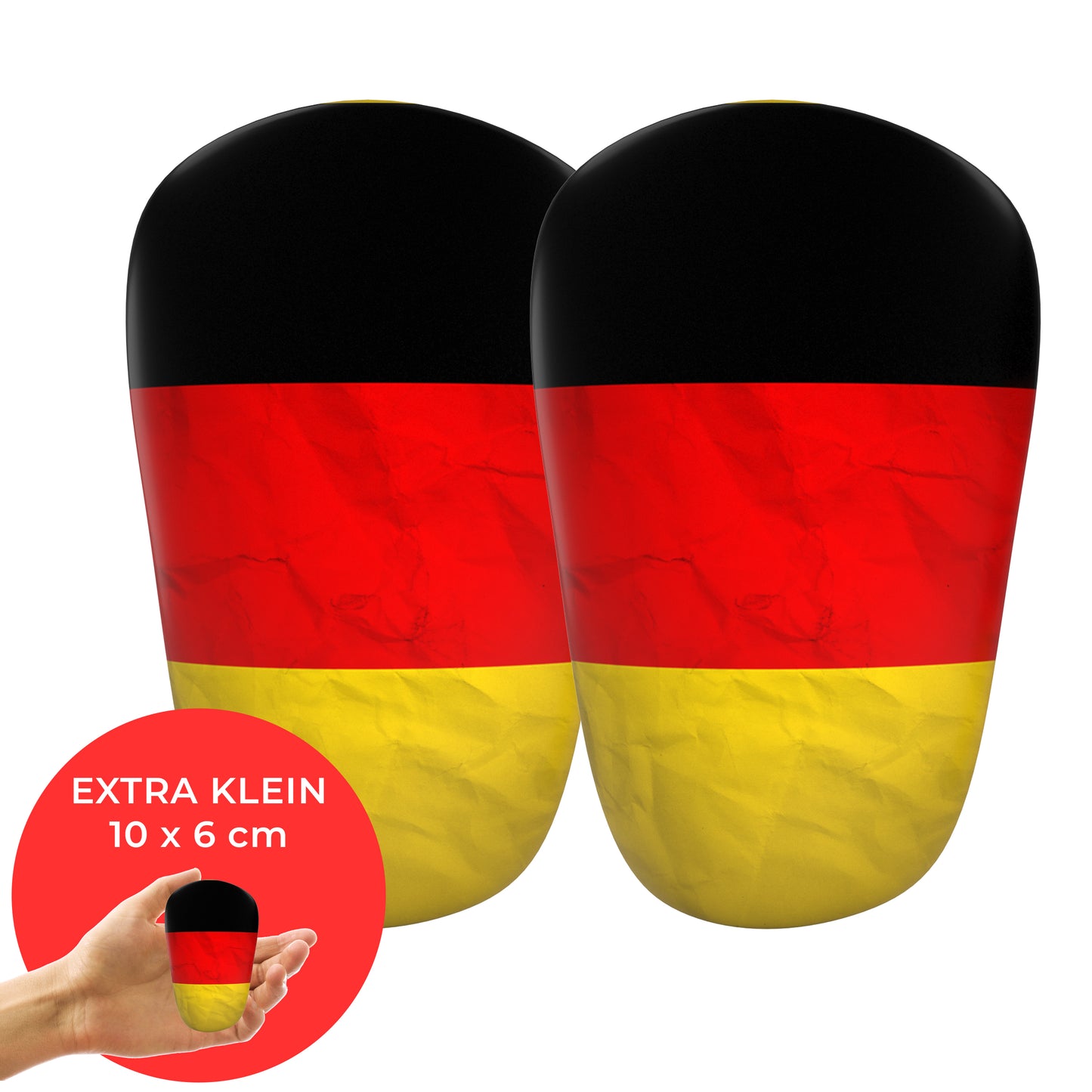 Mini Schienbeinschoner, extra kleine Fußball Schienbeinschoner - Länder Edition