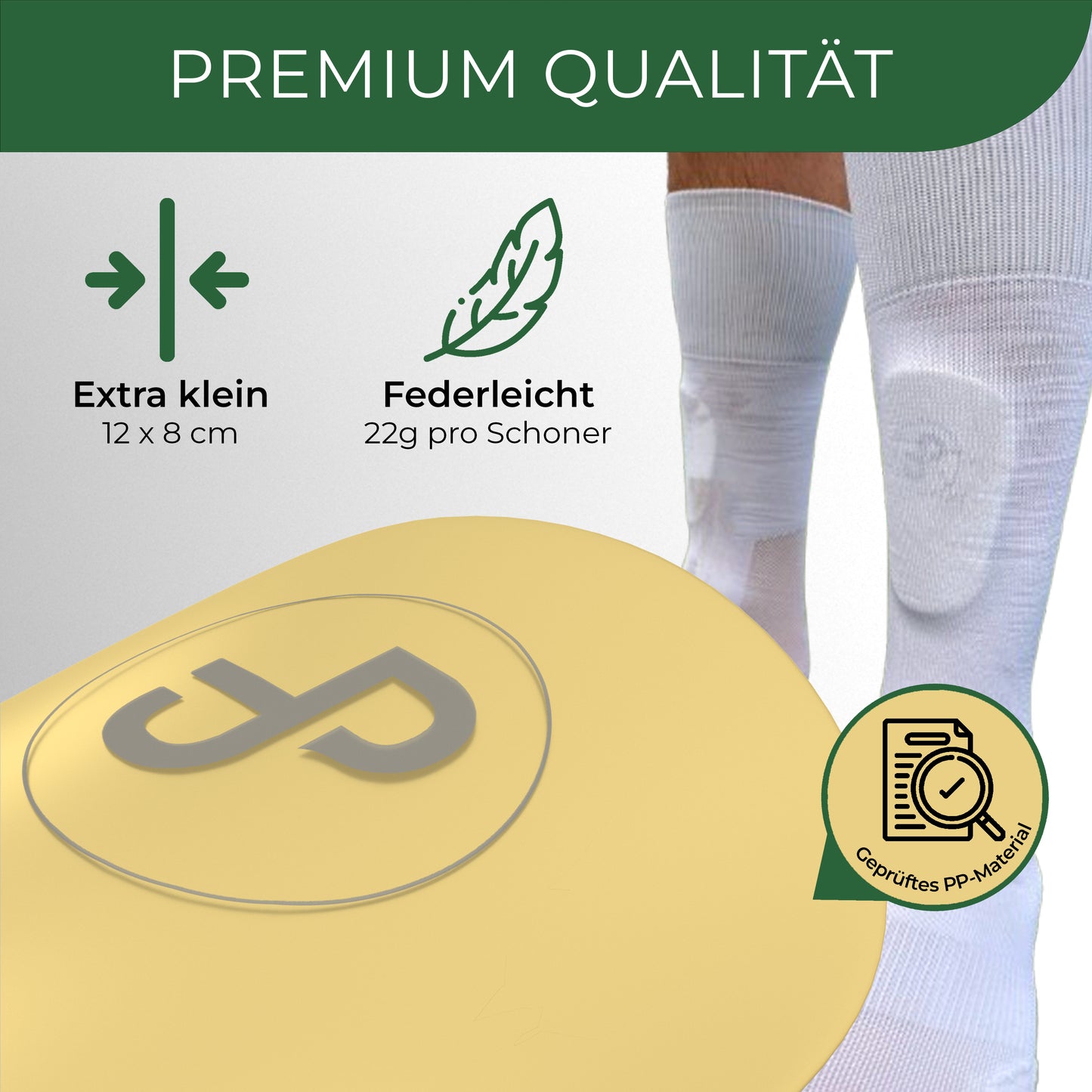 Mini Schienbeinschoner, extra kleine Fußball Schienbeinschoner