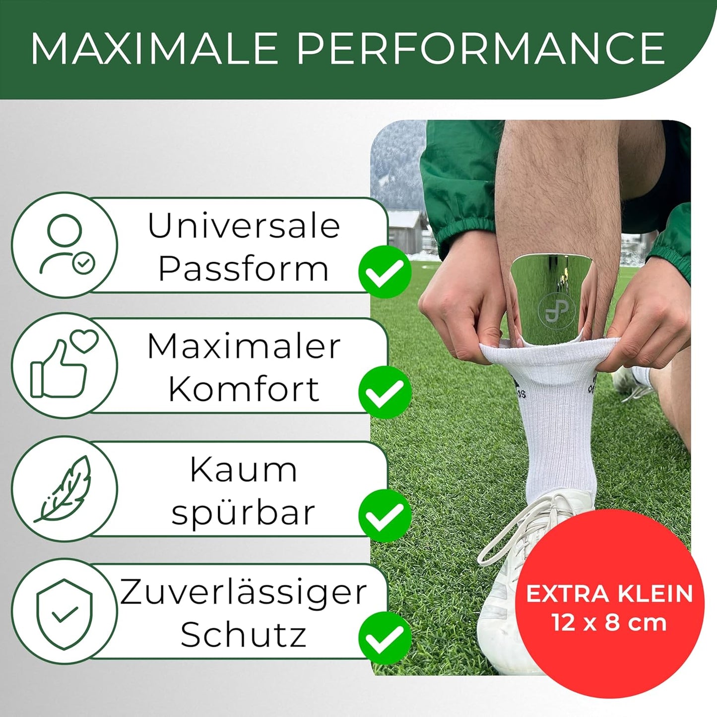 Mini Schienbeinschoner, extra kleine Fußball Schienbeinschoner