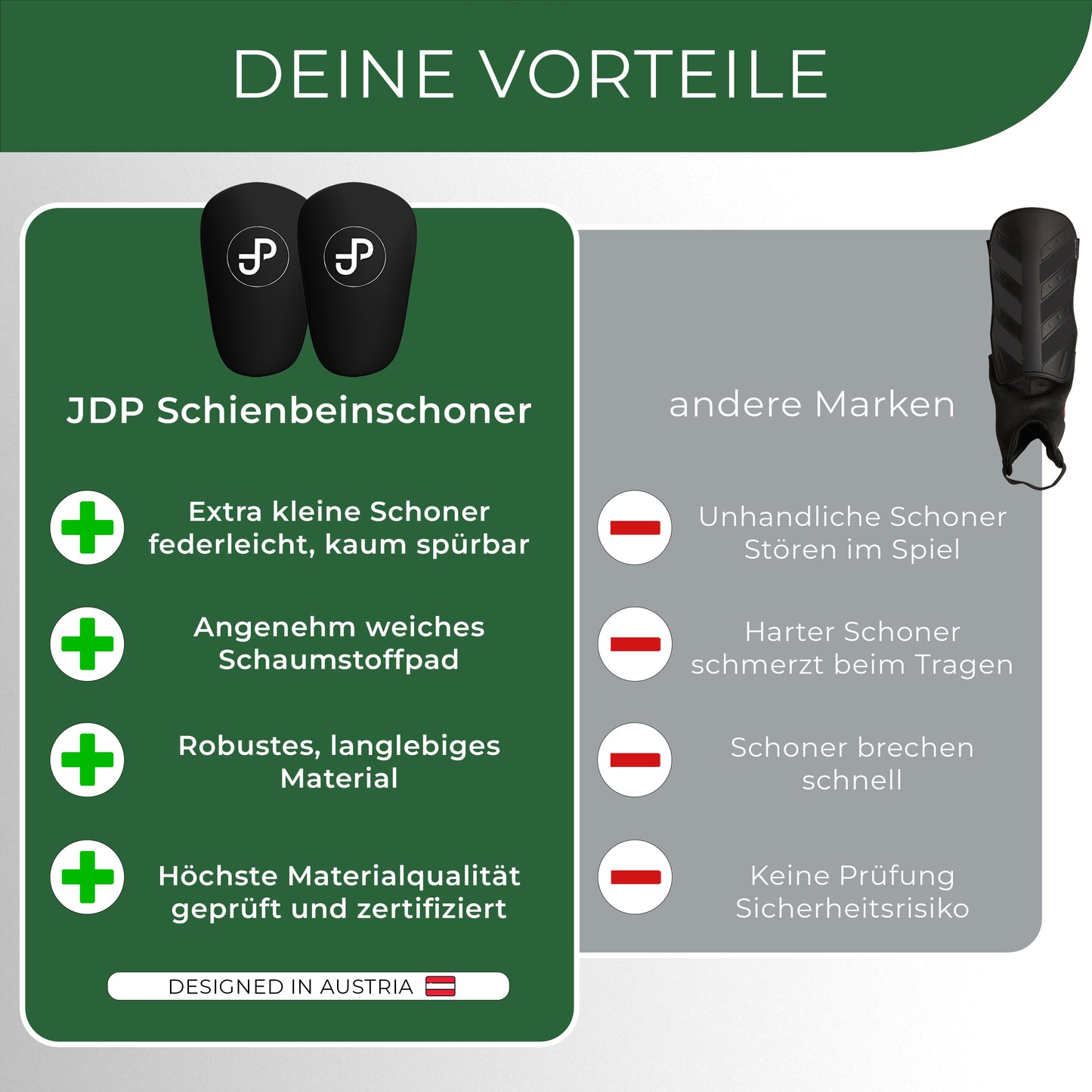 Mini Schienbeinschoner, extra kleine Fußball Schienbeinschoner
