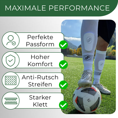 Schienbeinschonerhalter Grip Stars, 2 Stück Fußball Stutzenhalter