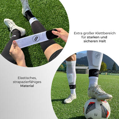 Schienbeinschonerhalter Grip Stars, 2 Stück Fußball Stutzenhalter