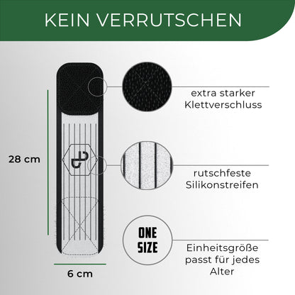 Schienbeinschonerhalter Grip Stars, 2 Stück Fußball Stutzenhalter