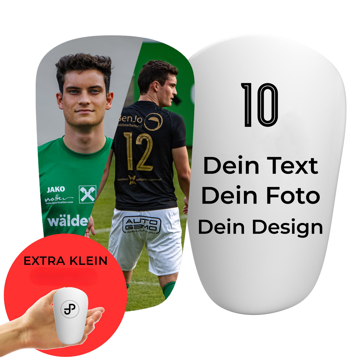 Personalisierbare Mini Schienbeinschoner