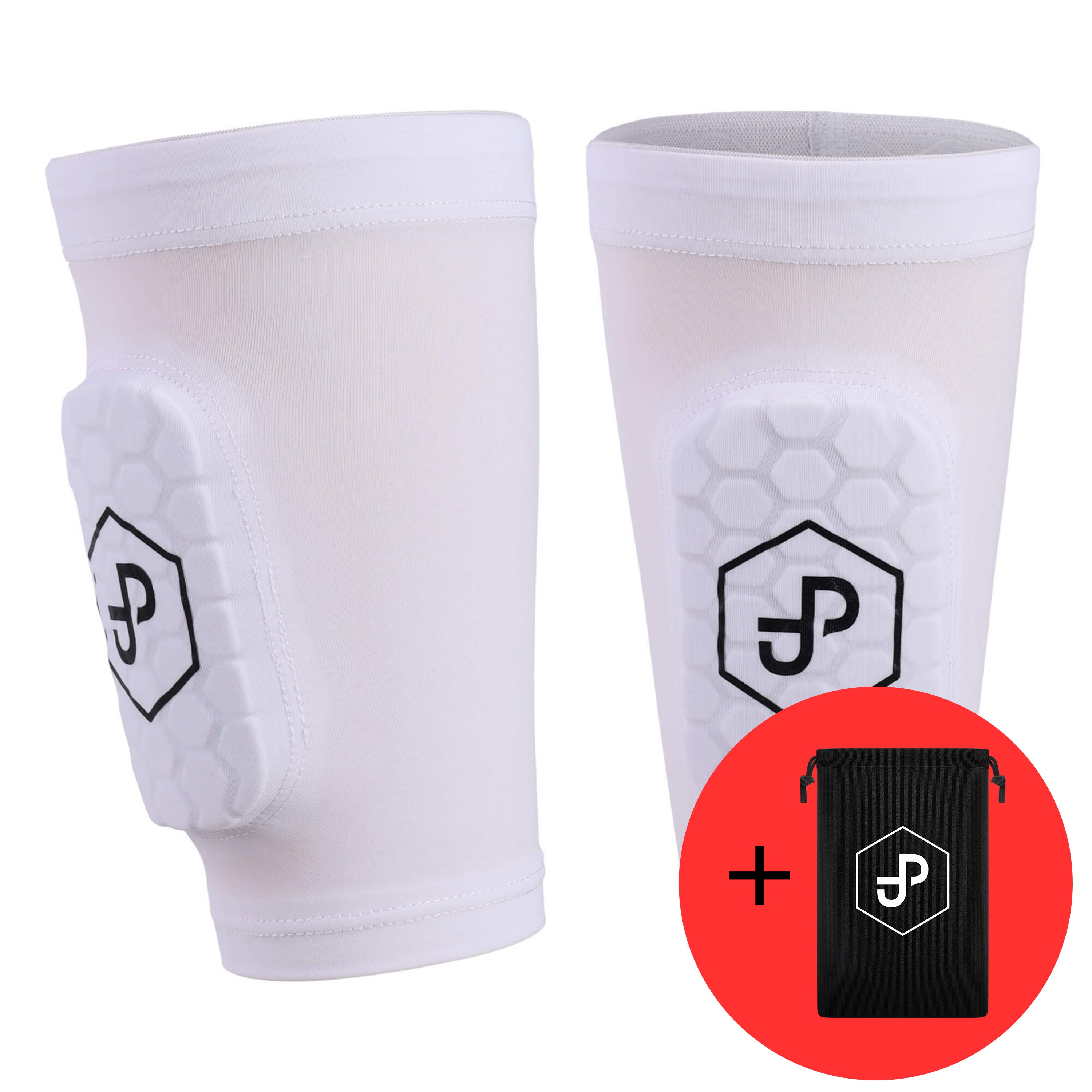 Premium Schienbeinschoner 3in1, Schienbeinschoner mit Strumpf