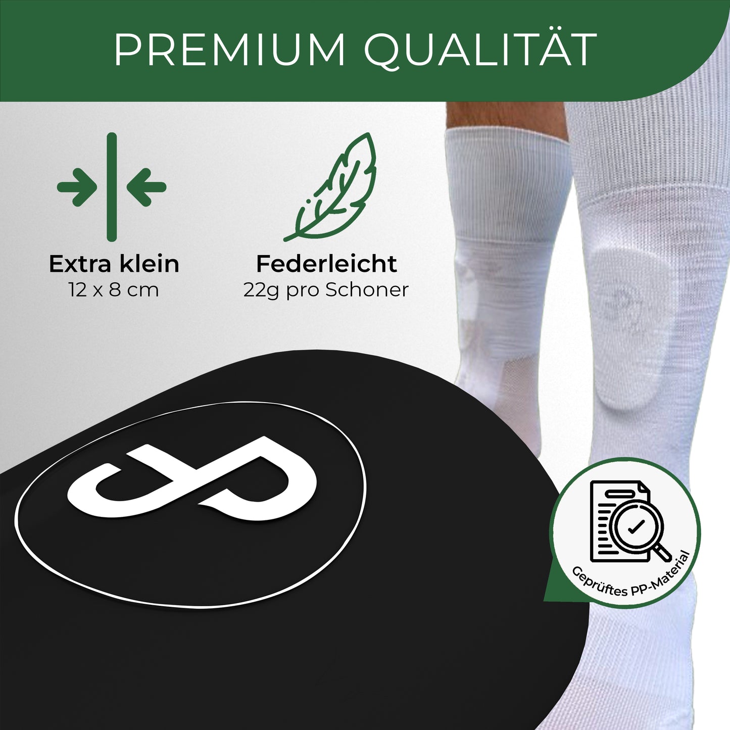 Mini Schienbeinschoner, extra kleine Fußball Schienbeinschoner