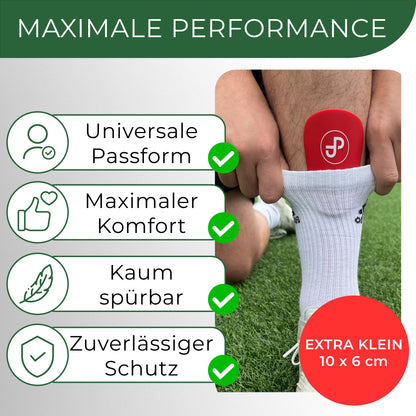 Mini Schienbeinschoner, extra kleine Fußball Schienbeinschoner