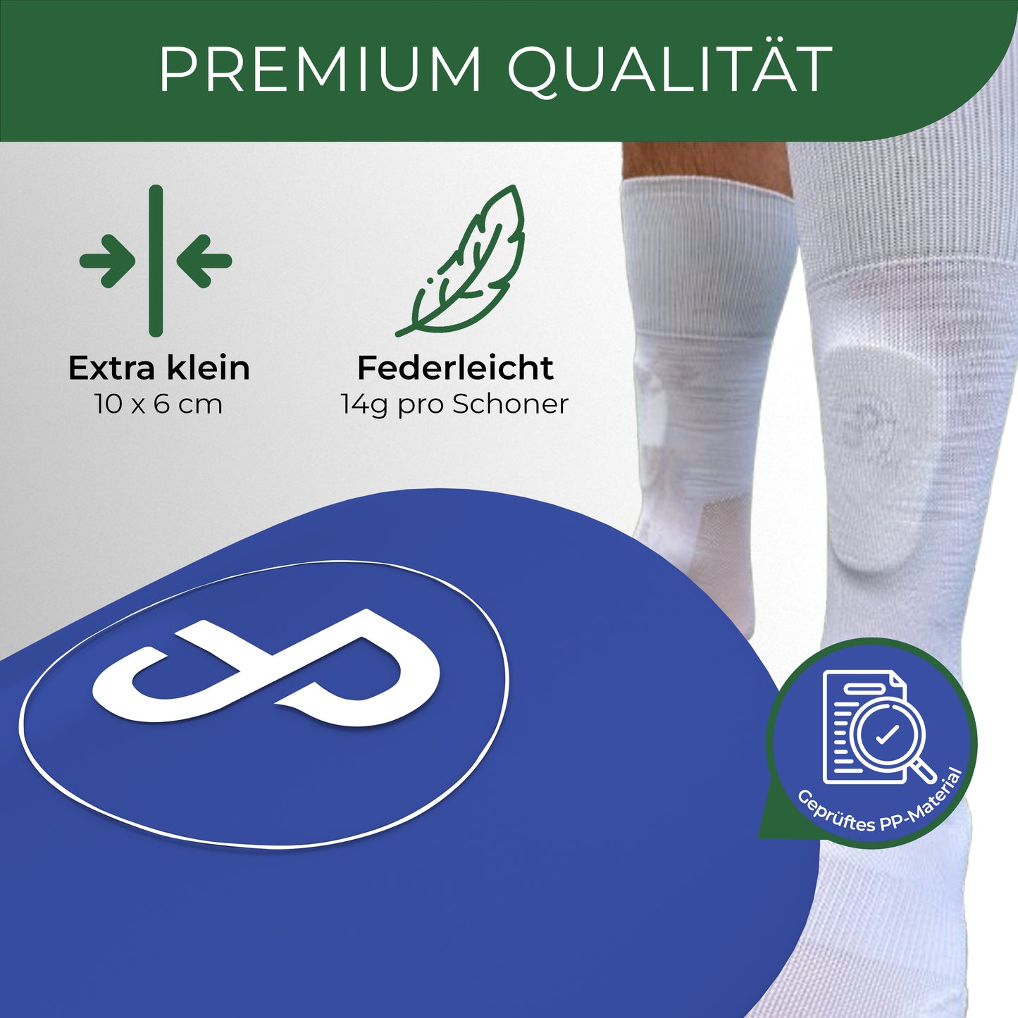 Mini Schienbeinschoner, extra kleine Fußball Schienbeinschoner