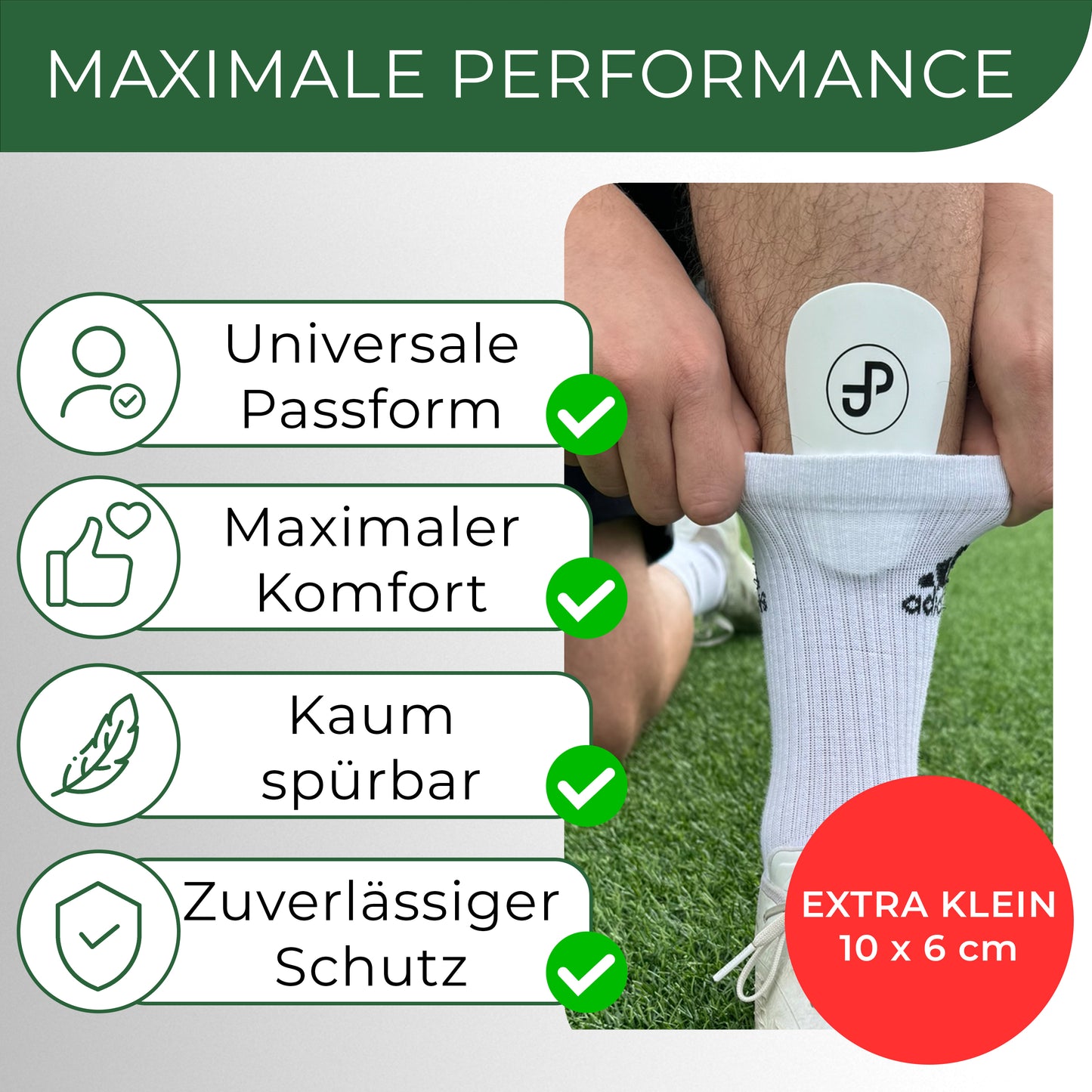 Mini Schienbeinschoner, extra kleine Fußball Schienbeinschoner