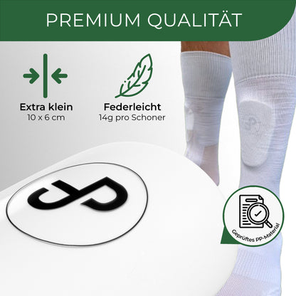 Mini Schienbeinschoner, extra kleine Fußball Schienbeinschoner