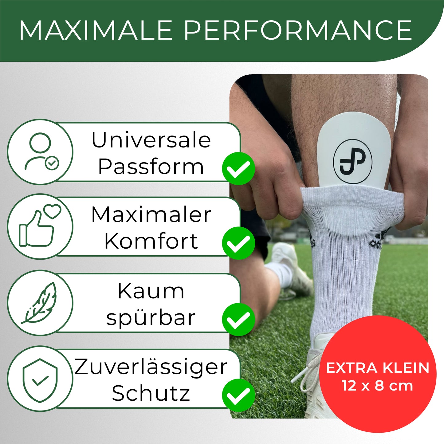 Mini Schienbeinschoner, extra kleine Fußball Schienbeinschoner