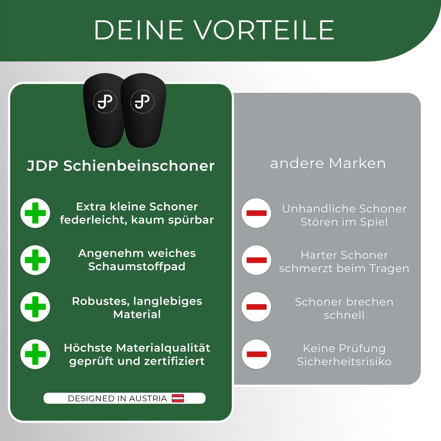 Mini Schienbeinschoner, extra kleine Fußball Schienbeinschoner