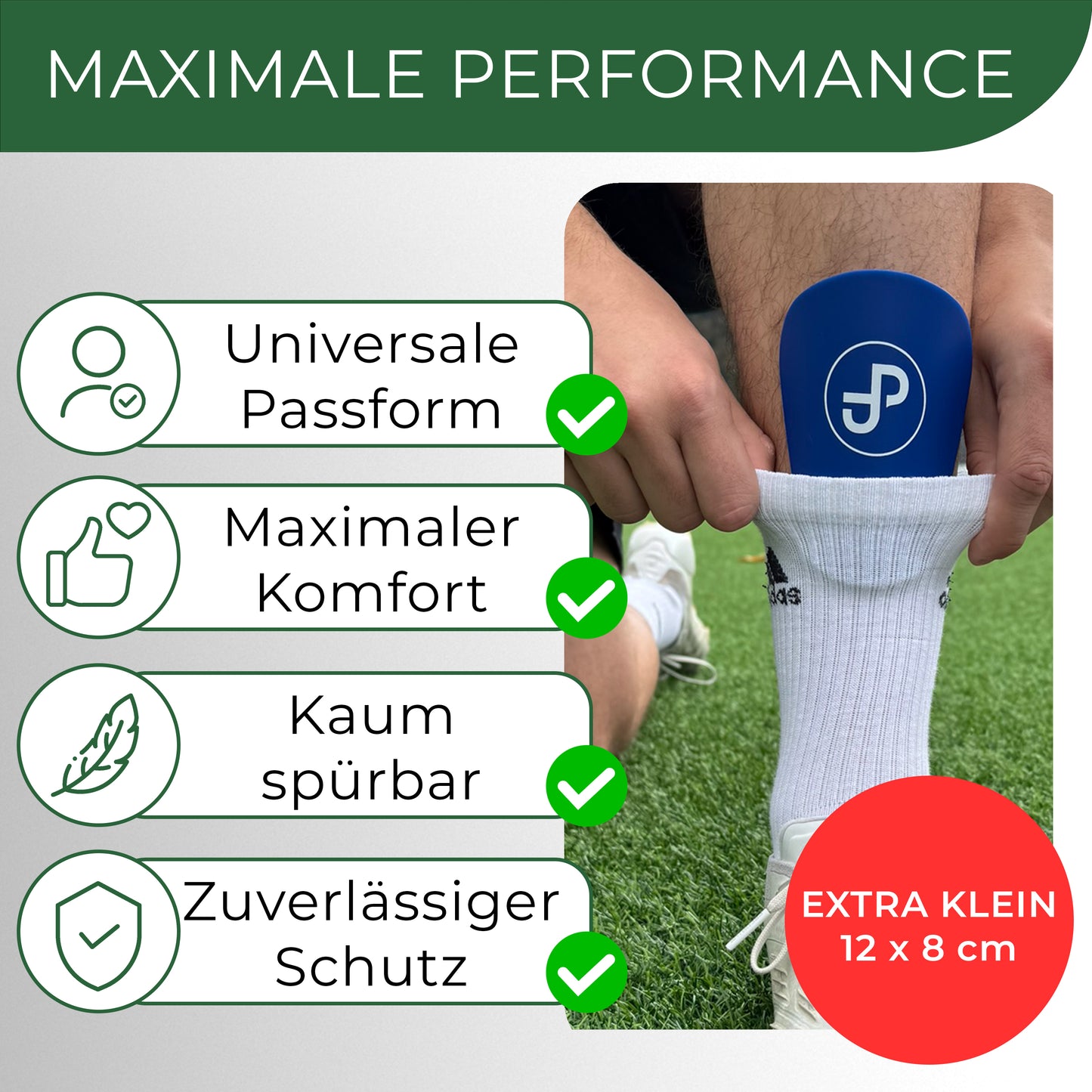 Mini Schienbeinschoner, extra kleine Fußball Schienbeinschoner