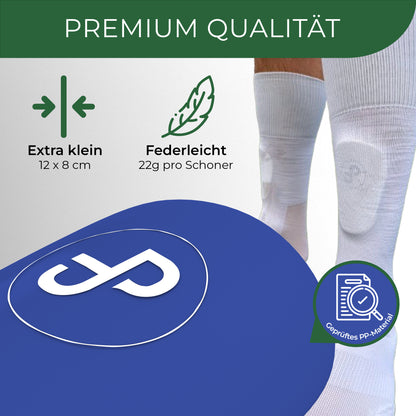 Mini Schienbeinschoner, extra kleine Fußball Schienbeinschoner