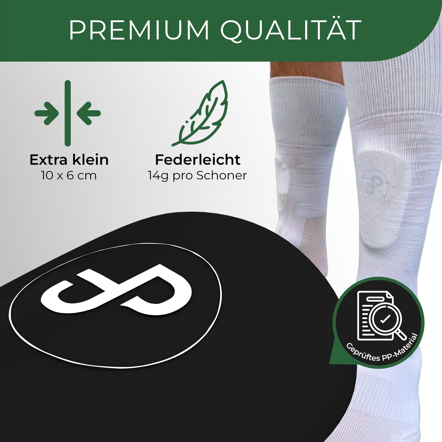 Mini Schienbeinschoner, extra kleine Fußball Schienbeinschoner