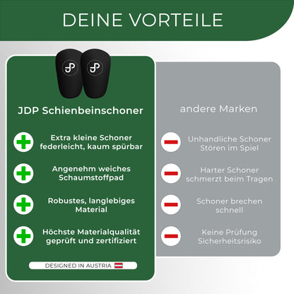 Mini Schienbeinschoner, extra kleine Fußball Schienbeinschoner