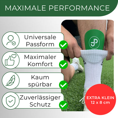 Mini Schienbeinschoner, extra kleine Fußball Schienbeinschoner