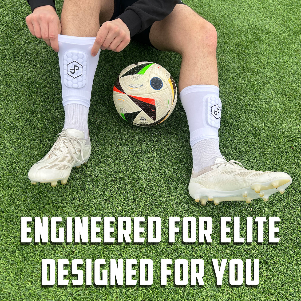 Premium Schienbeinschoner 3in1, Schienbeinschoner mit Strumpf