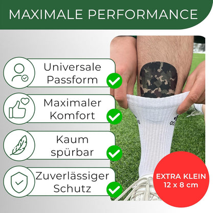 Mini Schienbeinschoner, extra kleine Fußball Schienbeinschoner