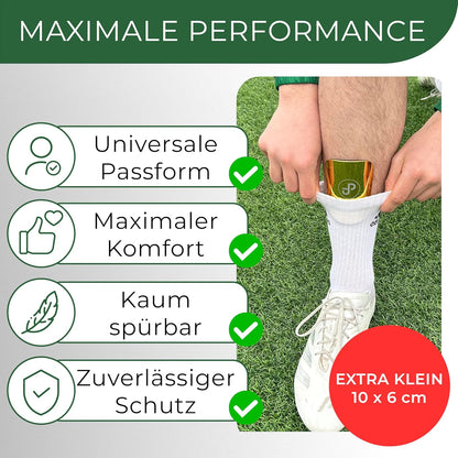 Mini Schienbeinschoner, extra kleine Fußball Schienbeinschoner