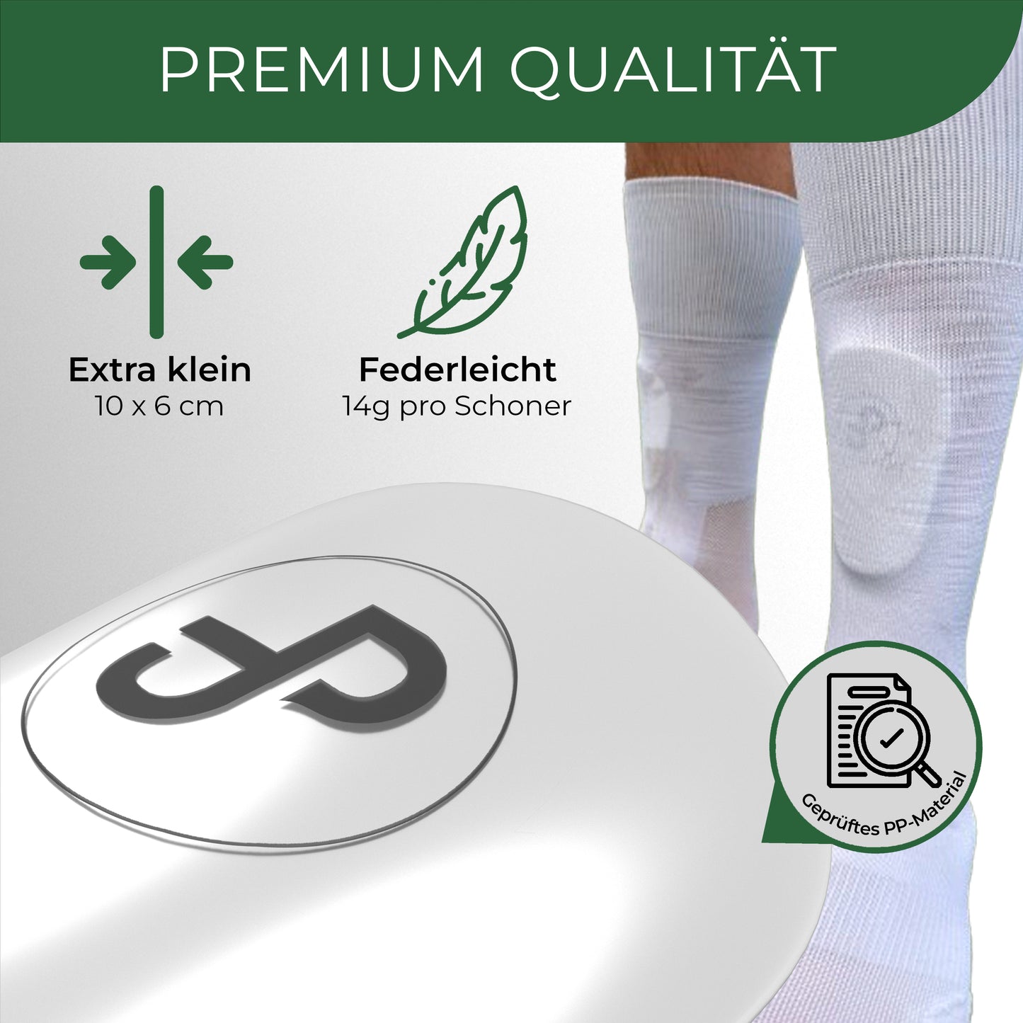 Mini Schienbeinschoner, extra kleine Fußball Schienbeinschoner