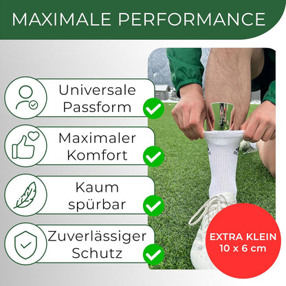 Mini Schienbeinschoner, extra kleine Fußball Schienbeinschoner