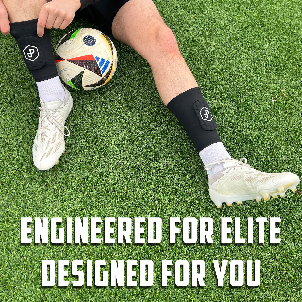 Premium Schienbeinschoner 3in1, Schienbeinschoner mit Strumpf